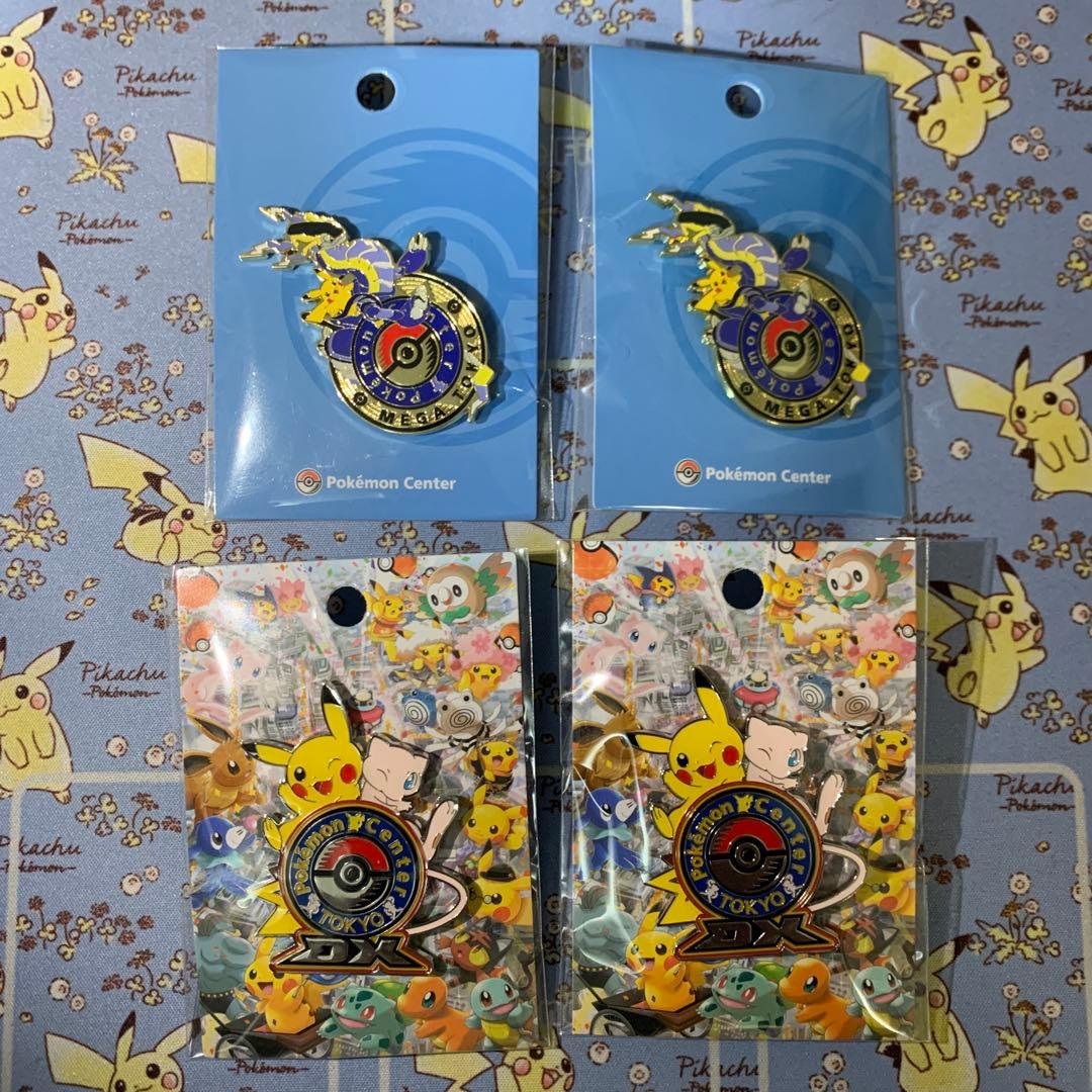 ポケモンセンター メガトウキョー 日本橋トウキョーDX ロゴピンズ 4個