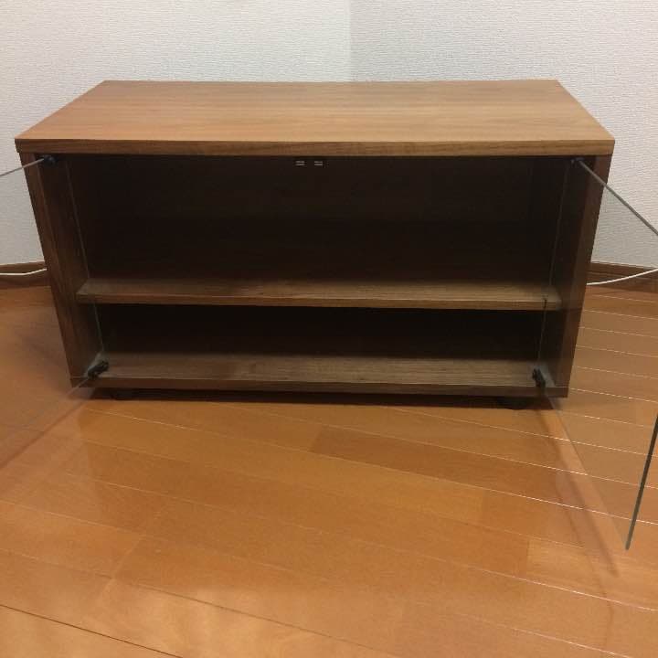 美品 ナチュラル木目ローボード テレビ台 幅90cm 北欧風 250720-9 美品