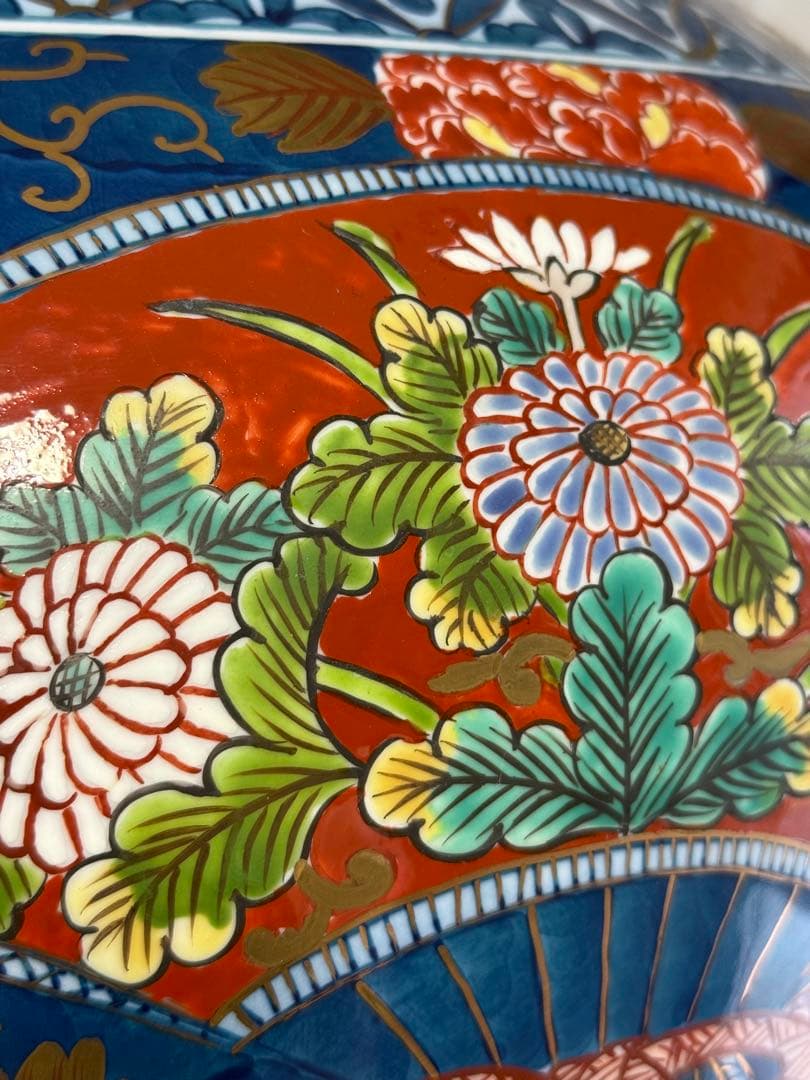 T18 豪華 有田焼 染錦「夢右衛門」沈香壺 高さ118㎝ 伊万里焼 インテリア