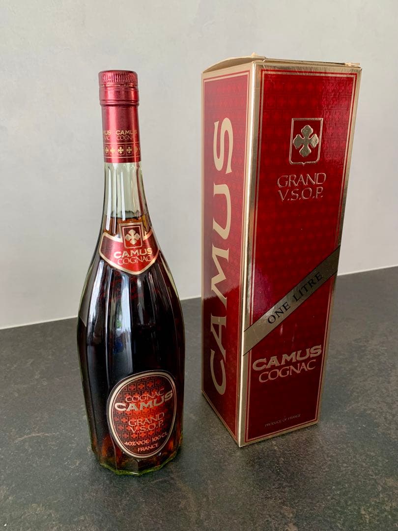 美品 未開栓 ブランデー カミュ グランド VSOP 1000ml 元箱付き - メルカリ
