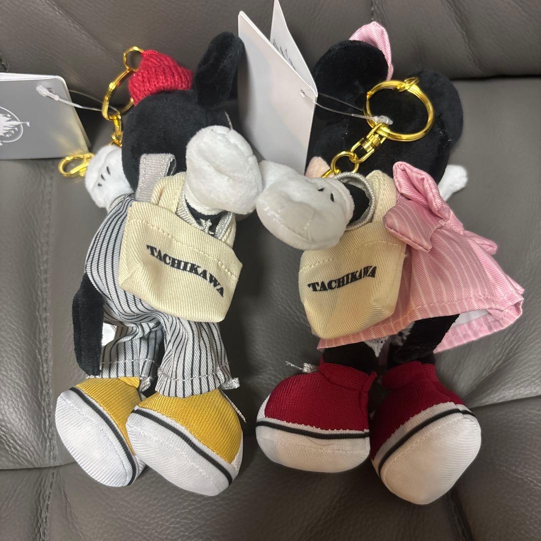 ディズニーストア　立川限定　ぬいぐるみキーチェーン　ミッキー　ミニー　ドナルド