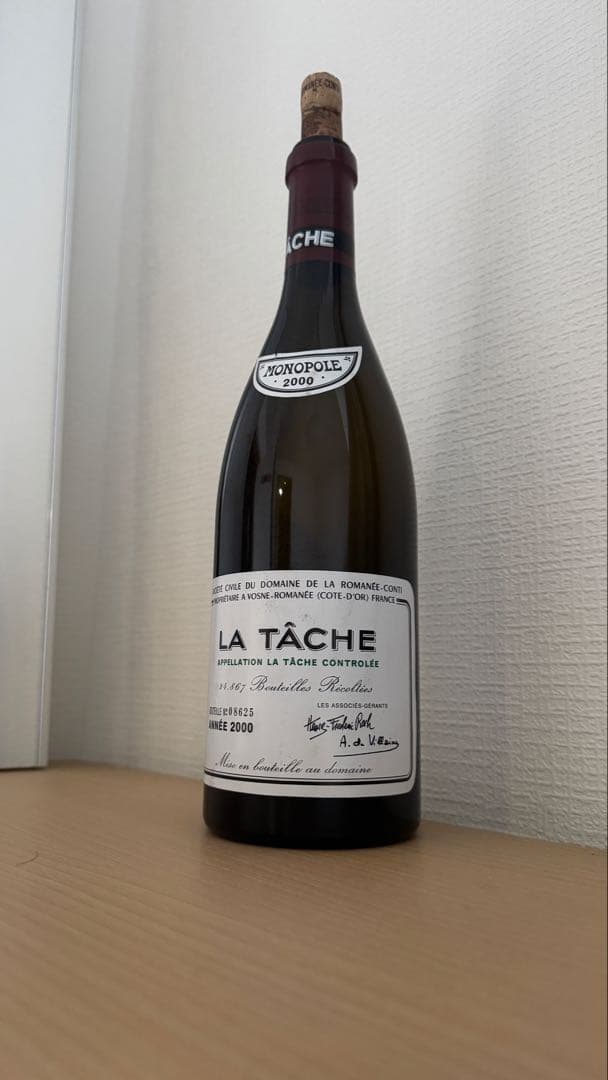 LA TÂCHE 2000年 赤ワイン 空ビン - メルカリ