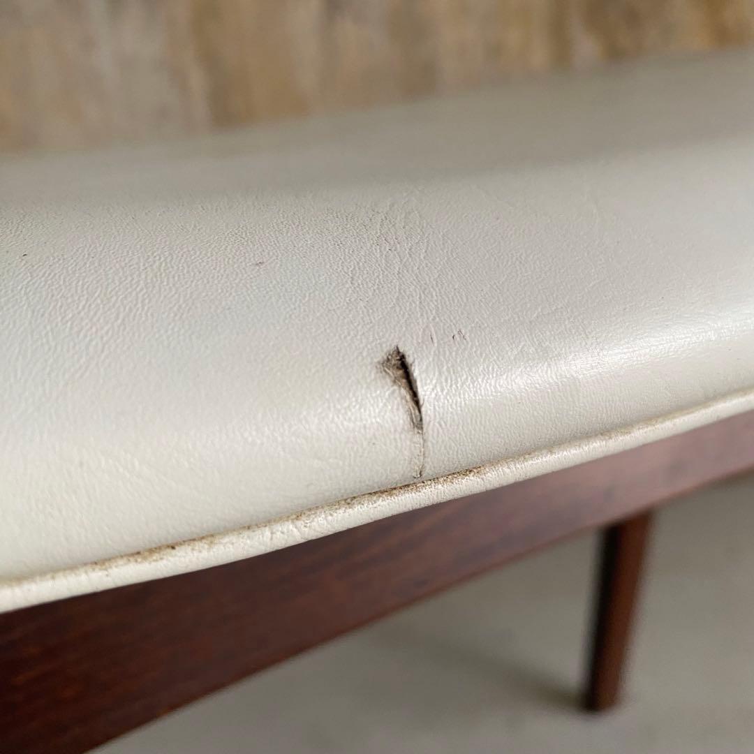 秋田木工　スタッキングスツール 剣持勇　ヴィンテージ　アンティーク　白