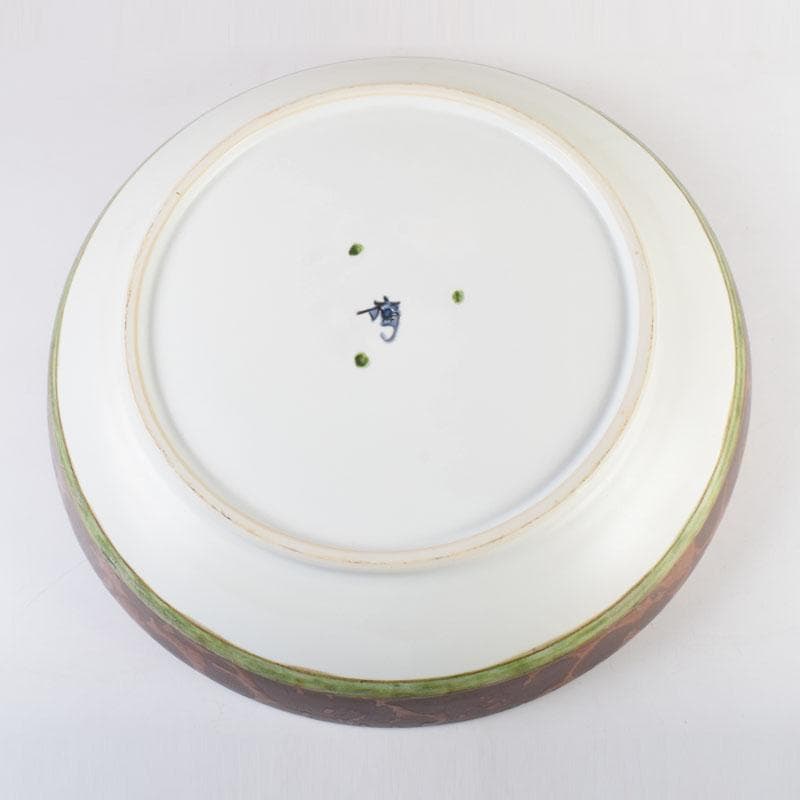 伝統工芸 豊福誠作 色絵 椿文 大鉢 共箱 V 8984A - メルカリ