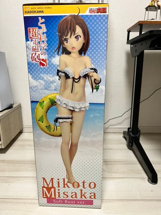とある科学の超電磁砲S 御坂美琴 フィギュア やわらかバスト版