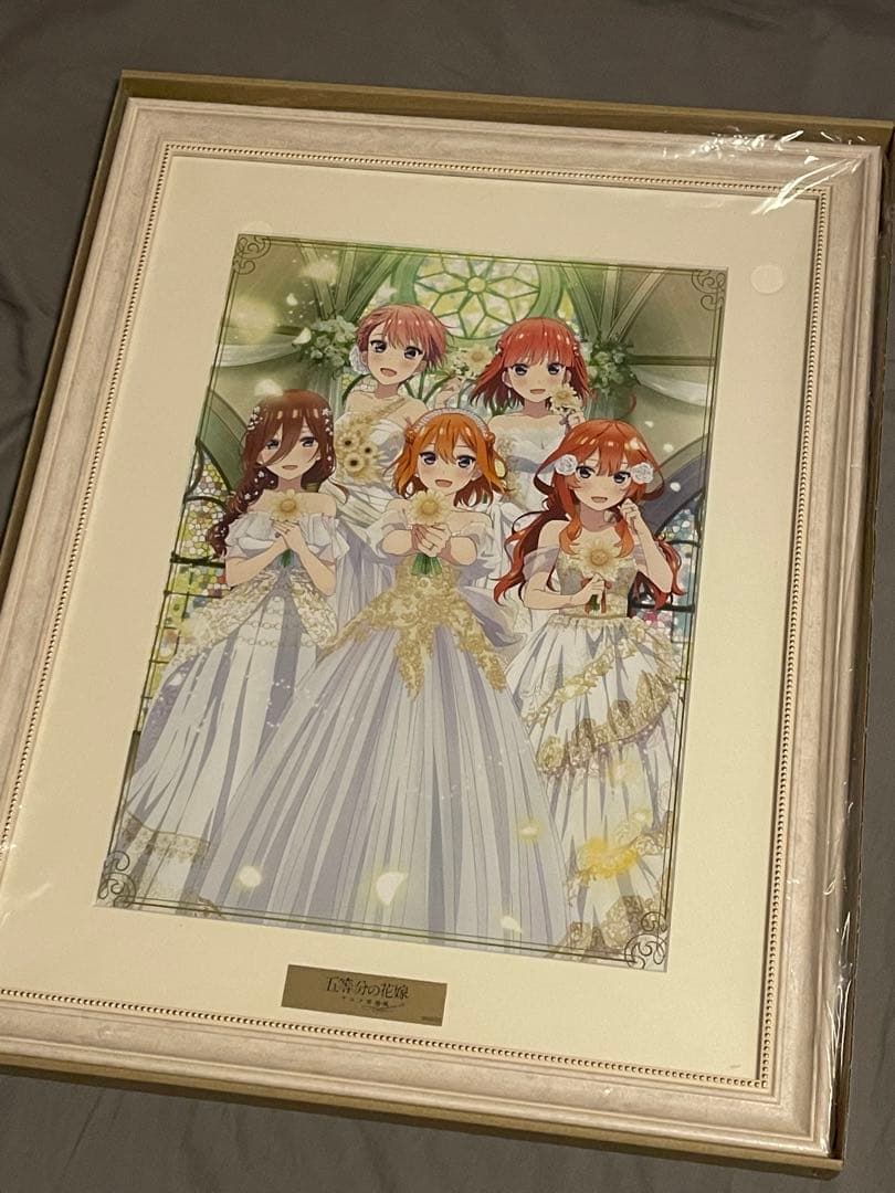 五等分の花嫁」アニメ原画展 Engagement 額装付き複製画 五等分