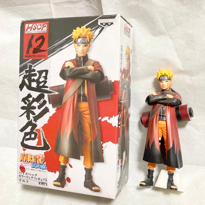 NARUTO 超彩色 フィギュア ナルト カカシ ミナト サスケ 仙人モード