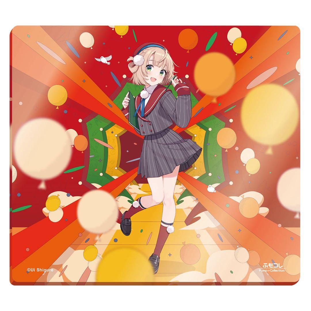 ふもコレ×しぐれうい　5周年コラボ　ガラスマウスパッド ふもコレ × しぐれうい5周年記念 Dream Gamer Thunder Glass Mousepad