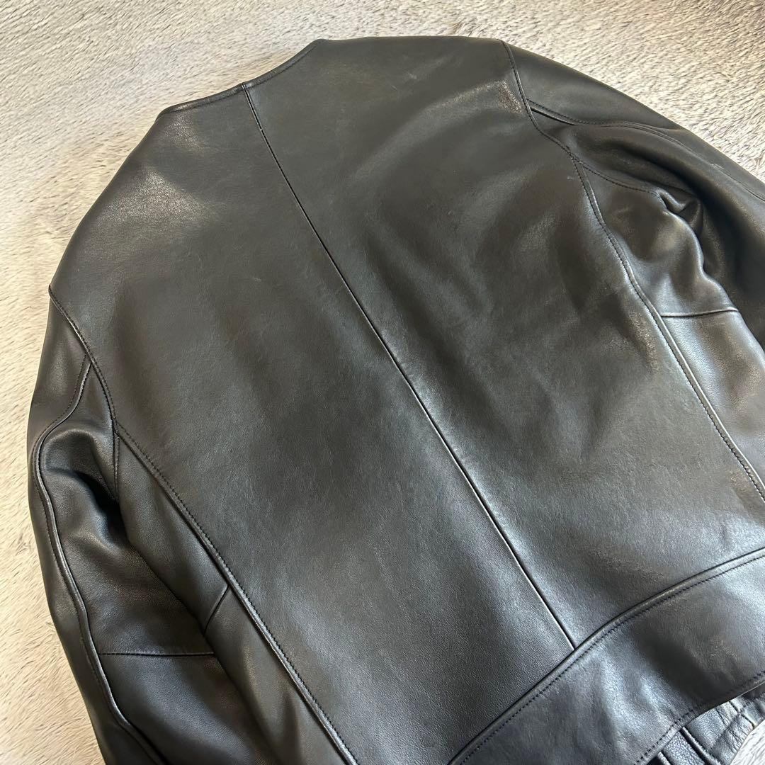 UNION STATION ユニオンステーション シングルレザージャケット XLの