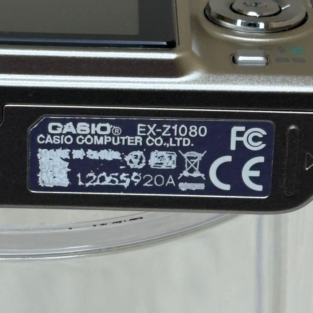 CASIO カメラ EX-Z1080 充電器 ゴールド コンデジ 動作品