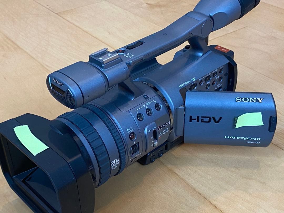 ジャンク ソニー 【充電器付】SONY HDR-FX7 HDビデオカメラ 外観美品