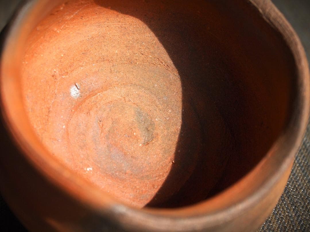 人気作家☆中村和樹【師：中村真・中村六郎】☆備前【窯変】ぐいのみAA