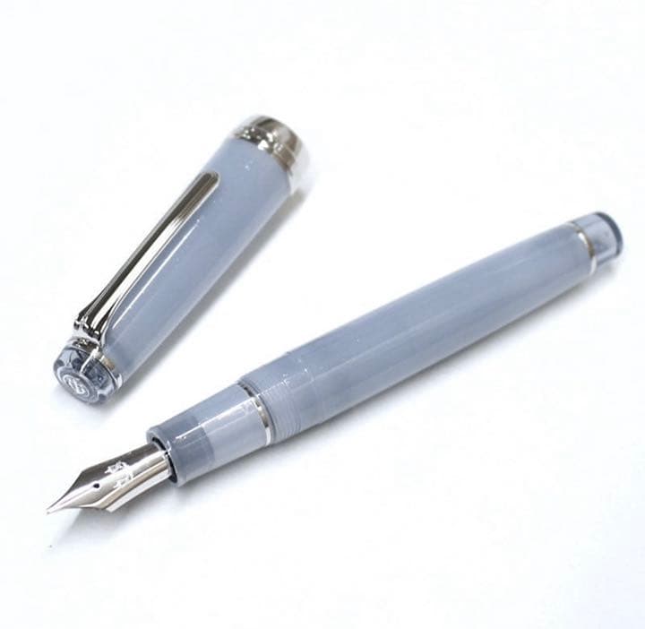 最も安い ゆうき様専用 八文字屋 銀山スノーグレー 万年筆 極細字 EF