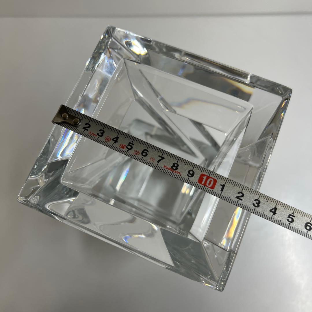 バカラ アーキテクチャー花瓶 共箱 高さ23.8㎝ 東Y7-1209☆1Fトニヒ