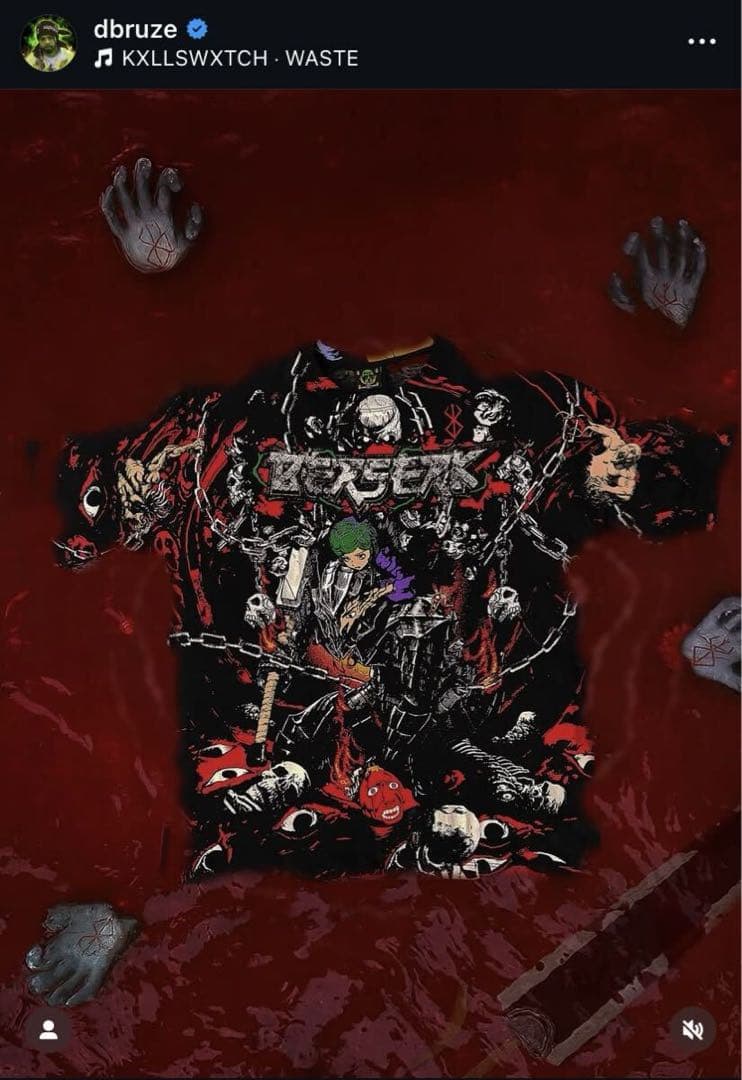 激レア dbruze ベルセルク BERSERK Tシャツ XL 新品未開封 - メルカリ