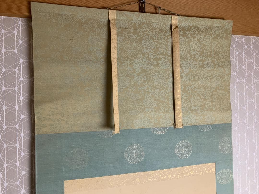 山脇皜雲 春景山水図 絹本肉筆 大幅掛軸 鳥取 橋本雅邦師事 日本画家