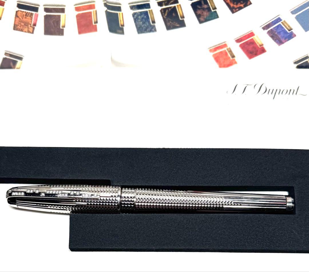 デュポンボールペン。世界限定1952個。ダイヤモンドドロップス。天然ダイヤモンド デュポンボールペン。世界限定1952個。ダイヤモンドドロップス。天然