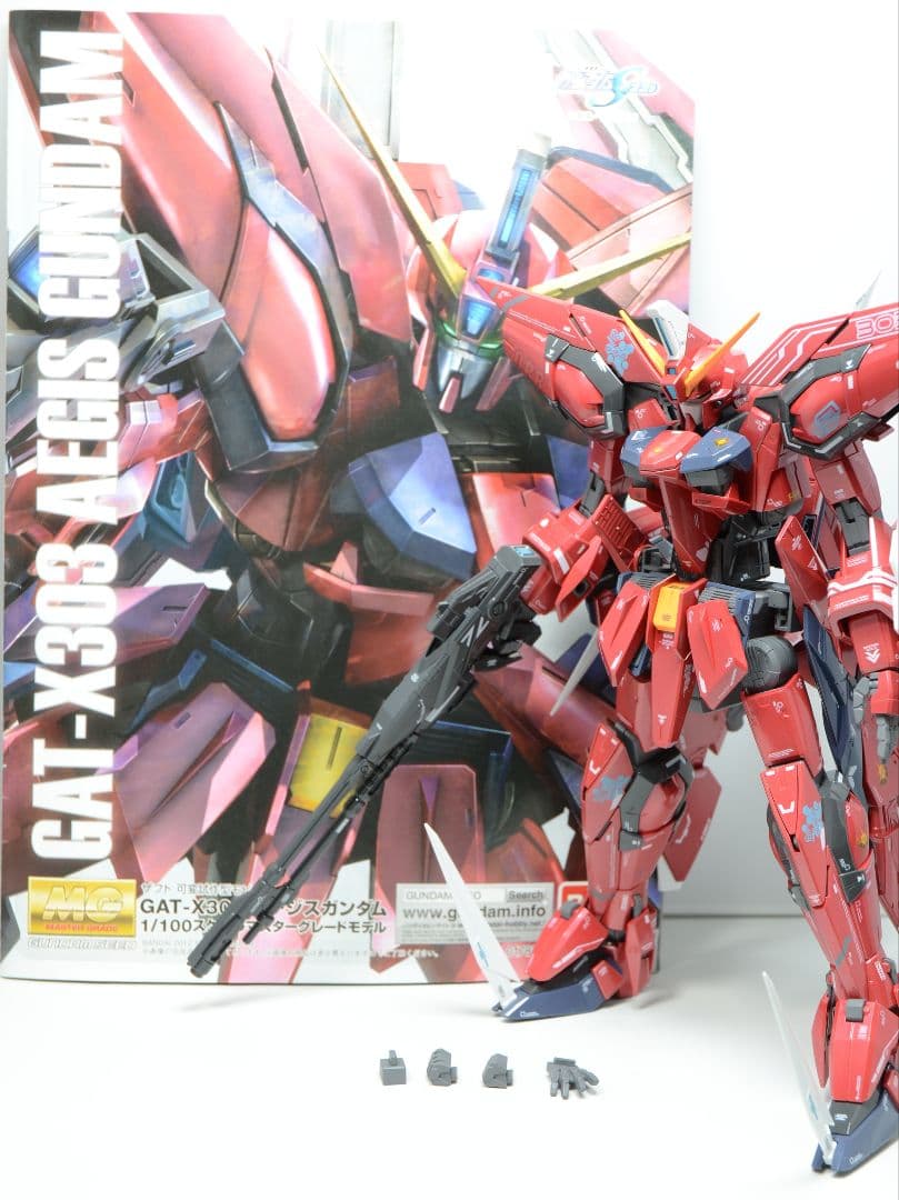 MG イージスガンダム オーブ仕様 塗装 完成品 バンダイ ガンプラ