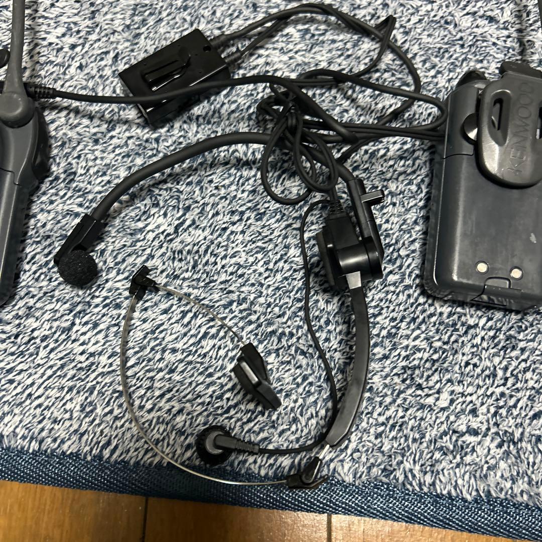 ケンウッド トランシーバー 3台 ubz-lf9 ヘッドセット hmc-3