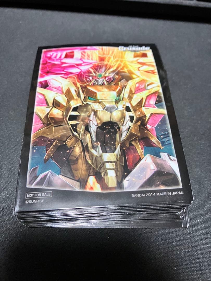 クルセイド　ジェネシックガオガイガー スリーブ開封品50枚 クルセイド ジェネシックガオガイガー スリーブ開封品50枚 クルセイド