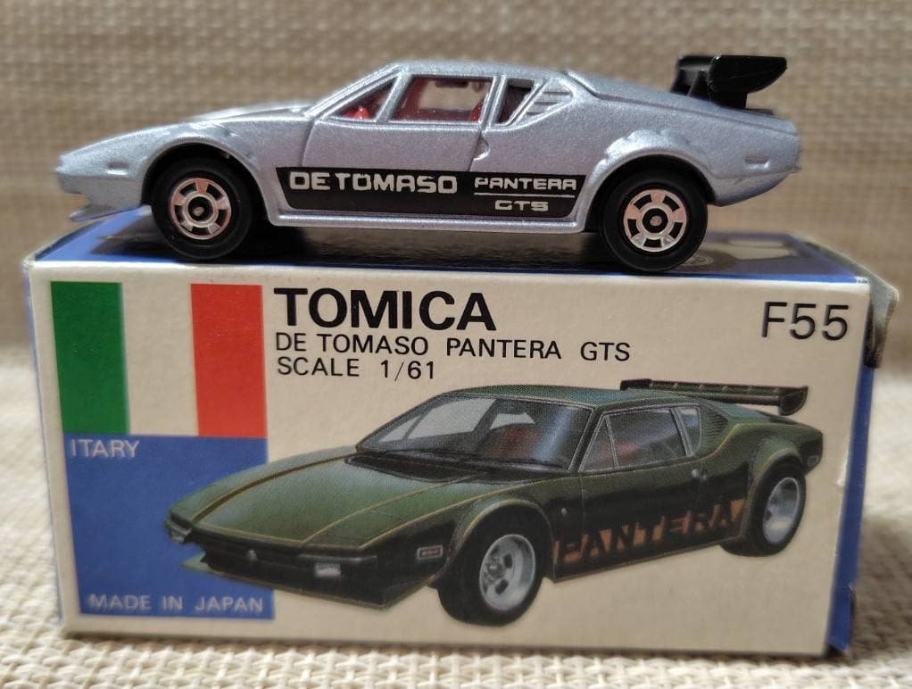 トミカ青箱 F55 デ トマソ パンテーラ GTS 日本製 当時物 - メルカリ
