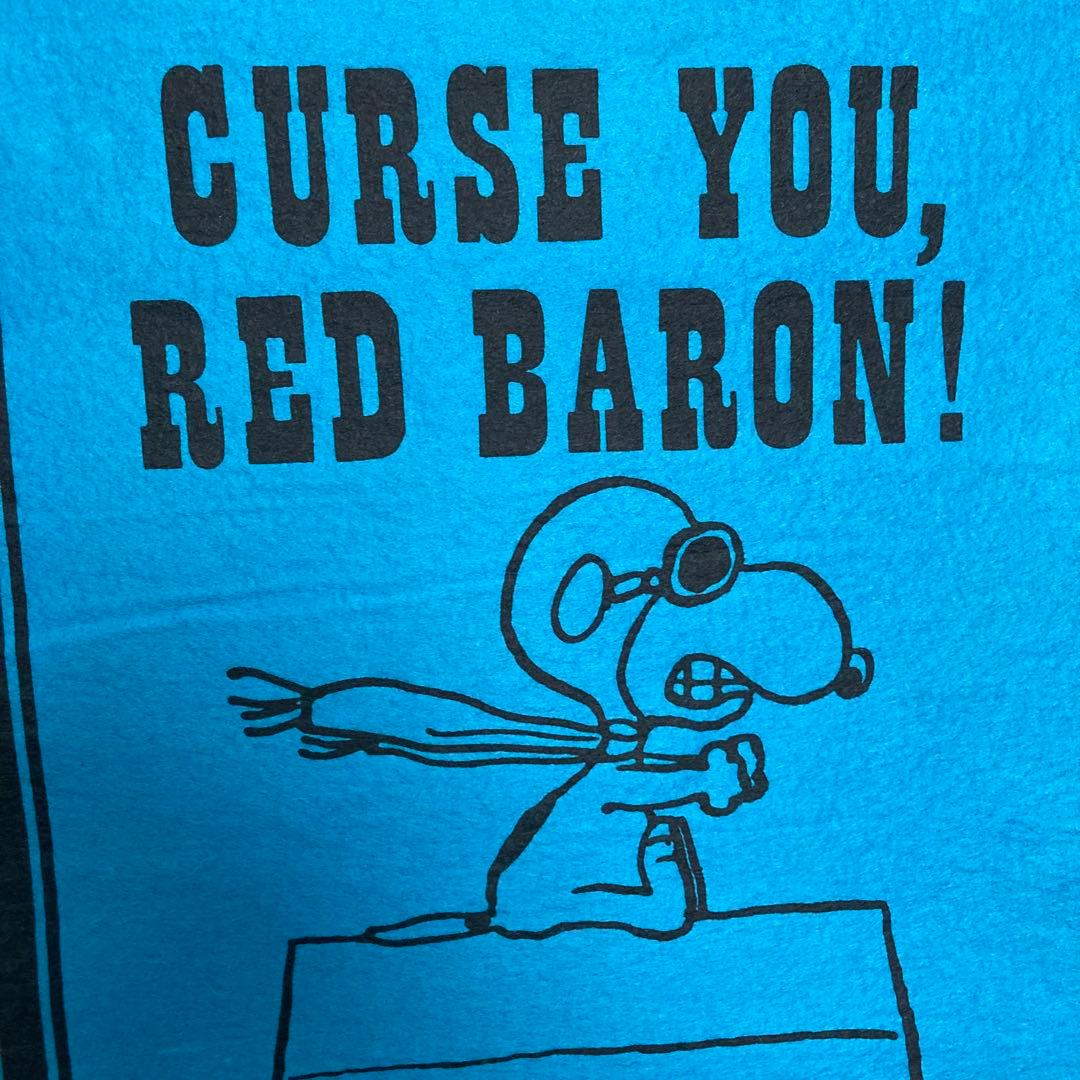 USAヴィンテージ60's スヌーピー フェルトバナーペナント レッドバロン