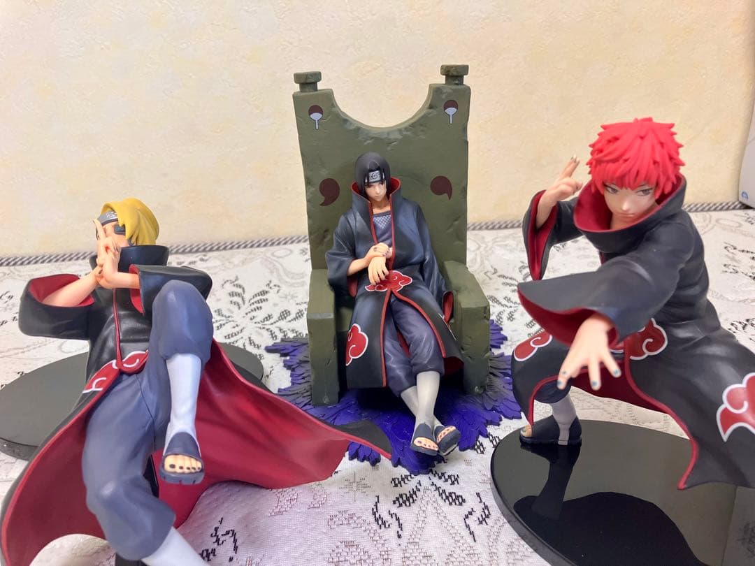 NARUTO 暁 フィギュア うちはイタチ サソリ デイダラ 3体セット
