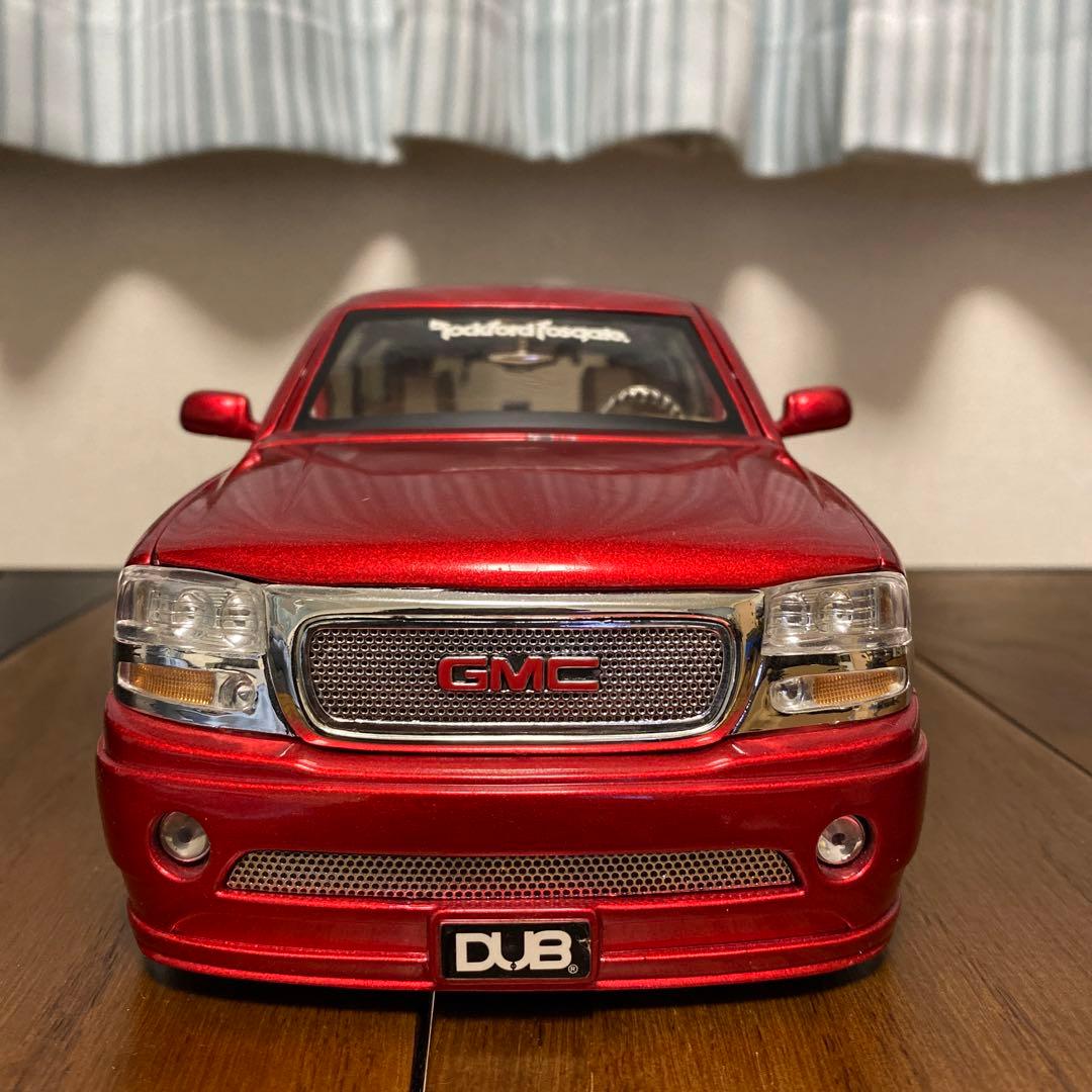 1/18 JADATOYS GMC ユーコン デナリ アメ車 dub YukON DENALI RED AND