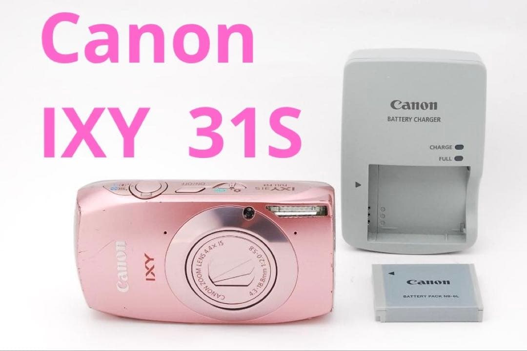 Canon IXY コンパクトデジタルカメラ ピンク IXY31S 本体のみ CANON