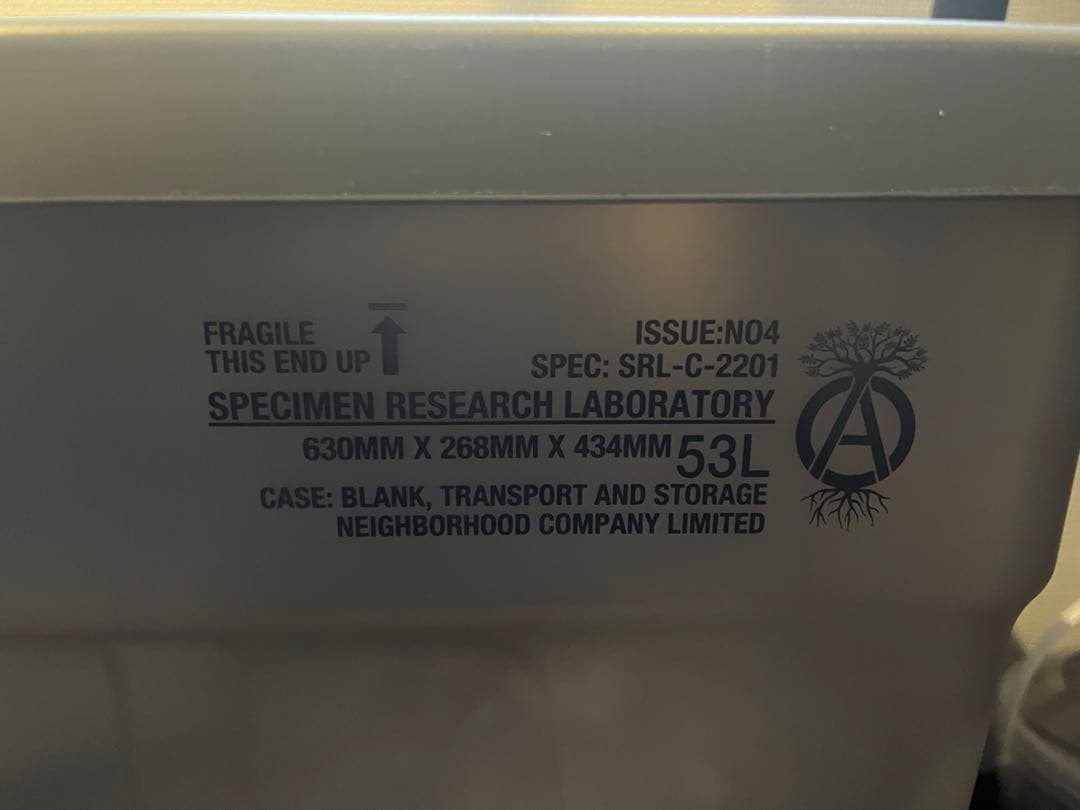 NEIGHBORHOOD THOR 収納ボックス 53L