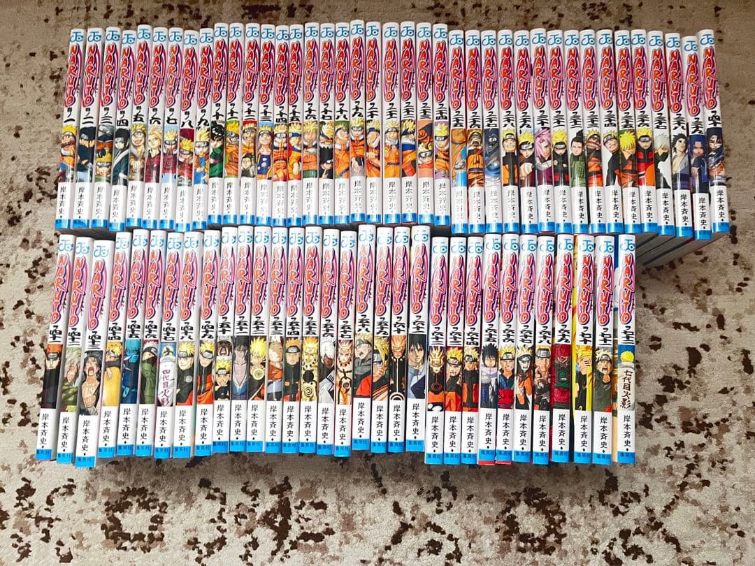 ナルト 全72巻セット 日本語版 ナルト 全巻 セット 全72巻 naruto 外伝 岸本 斉史 全巻セット 表紙