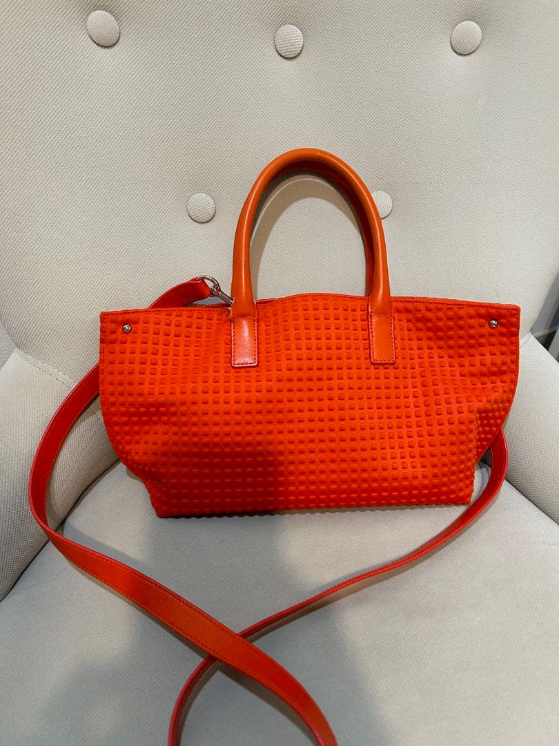 AKRIS AI スモールバッグ　2way オレンジ