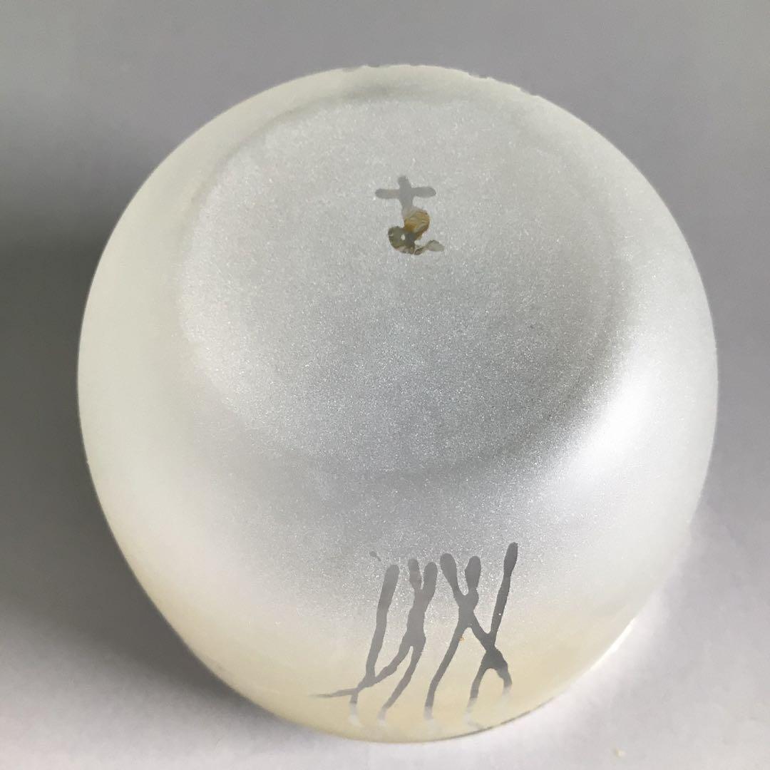 R541 棗 『高橋直樹作』『吹きガラス』『義山棗』 共箱 茶道具
