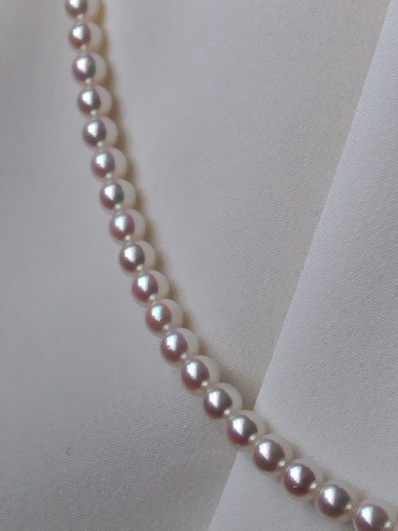 艶照り最高】K18WG マグネットアジャスター あこや真珠ベビーパール