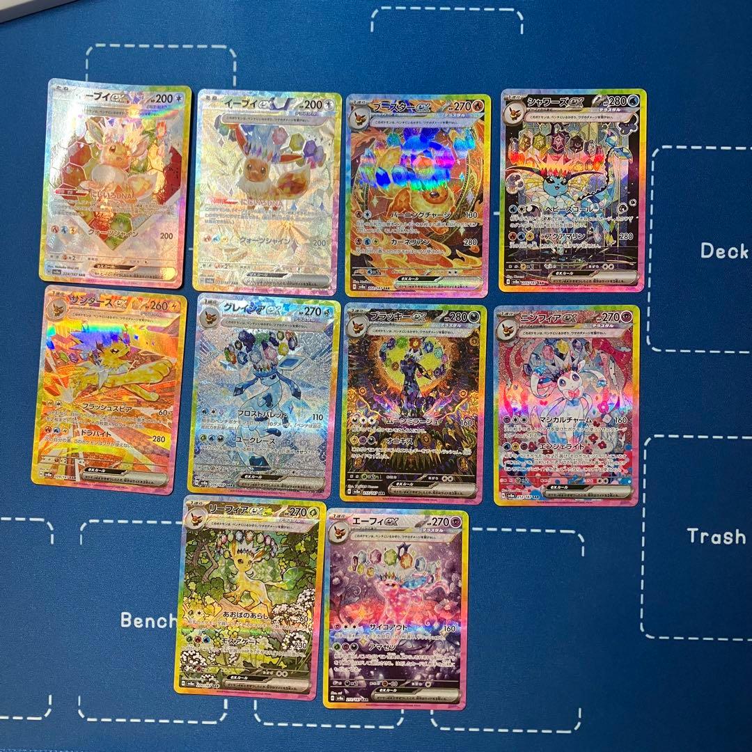 【高騰中】テラスタルフェス　ブイズSAR 10枚セット ポケモンカード テラスタルフェス ex ブイズ 10枚セット 全種