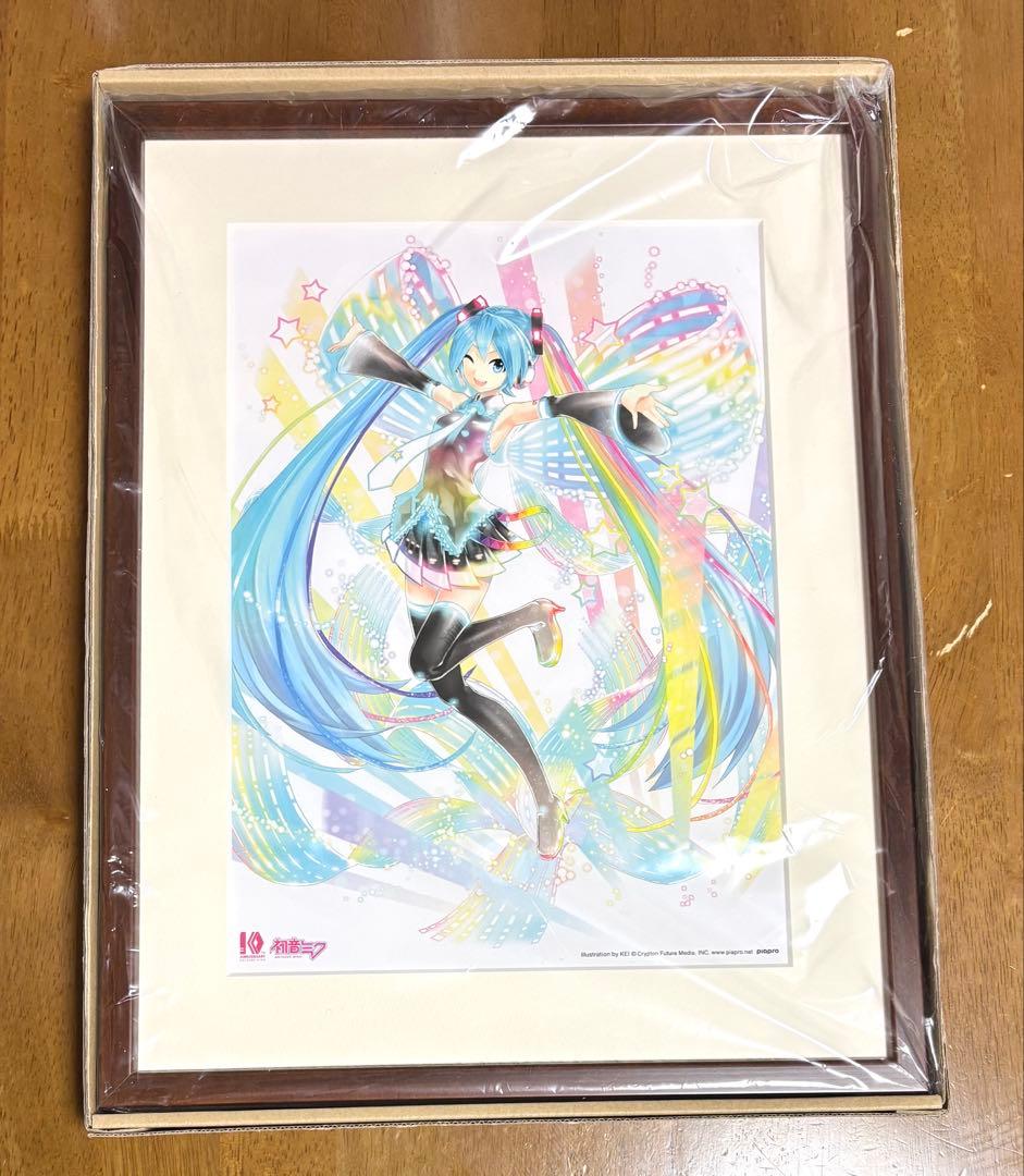 初音ミク 10th 10周年記念 ミストグラフ 複製原画 KEI