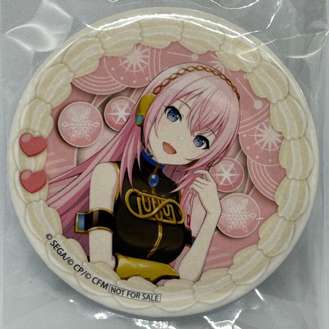 プロセカ　 巡音ルカ　プリロールケーキ　缶バッジ　1個 プロセカ 巡音ルカ プリロールケーキ 缶バッジ 1個 💗🎧️巡音ルカ