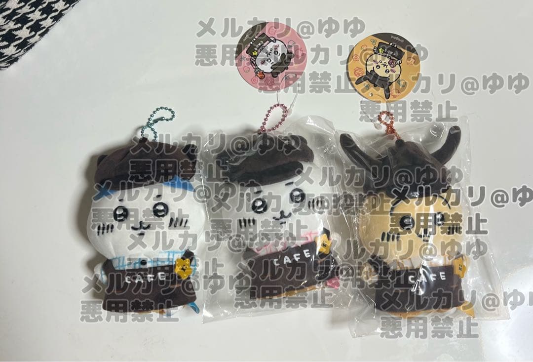 ちいかわ カフェの店員さんマスコット うさぎ ハチワレ 本物 新品 ぬいぐるみ ちいかわ カフェの店員さんマスコット うさぎ ハチワレ 本物 新品