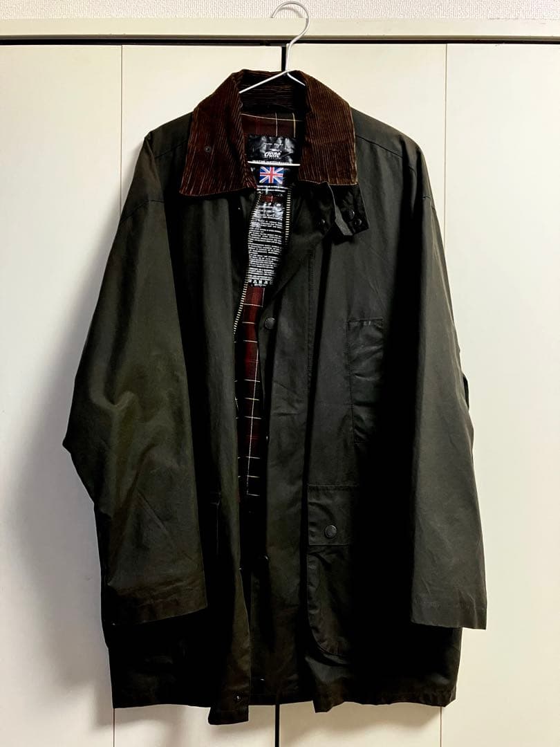 英国製 オイルドジャケット crane sports ユーロ古着 UK古着