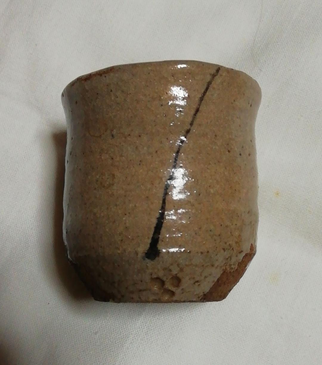 骨董大正レトロ希少蓮葉形湯冷し