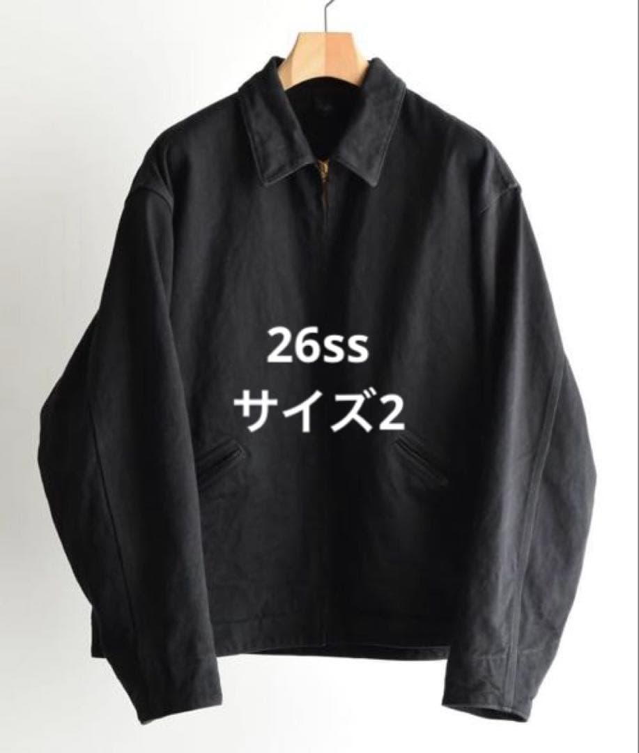 COMOLI BLACK DENIM ZIP SHORT JACKET サイズ2 COMOLI BLACK DENIM ZIP SHORT JACKET 2 - メルカリ