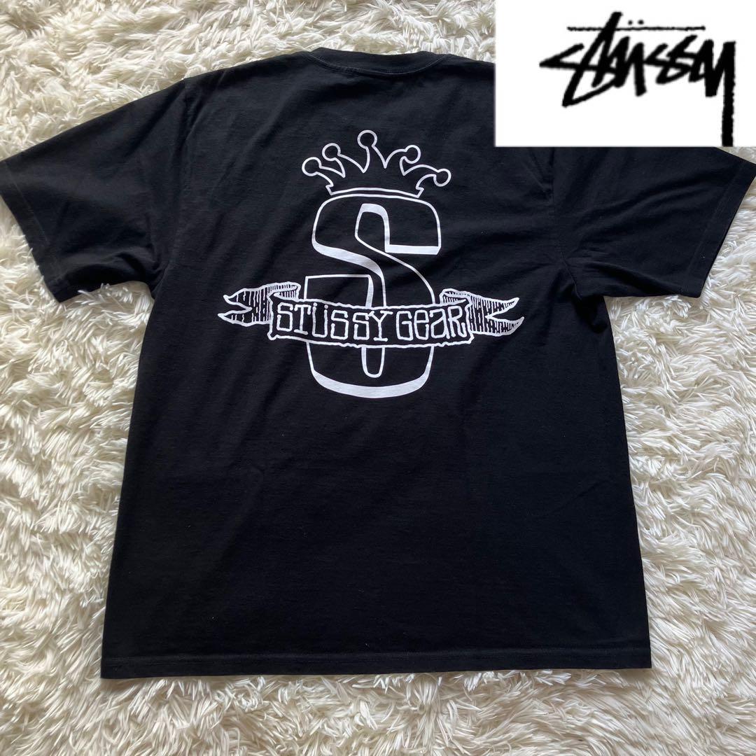 stussy クラウン 王冠 Sロゴ 両面プリント 半袖Tシャツ gear - メルカリ