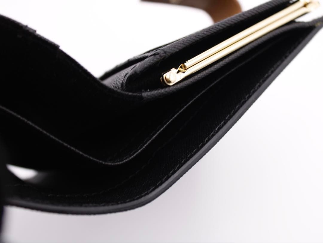 CULLNI クルニ 財布 本革 牛革 二つ折り ブラックメンズ レディース