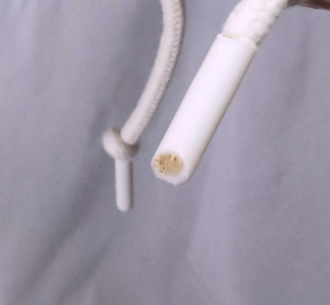 【大きめ】adidas フェイクファージャケット ビッグロゴ ホワイト 2XO