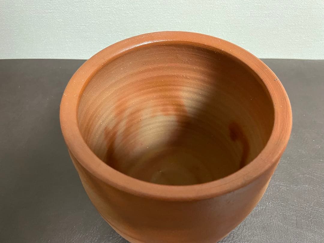 伊勢崎満 備前緋襷 棒ノ先水指 堀内宗完書付 備前焼 水指 茶道具