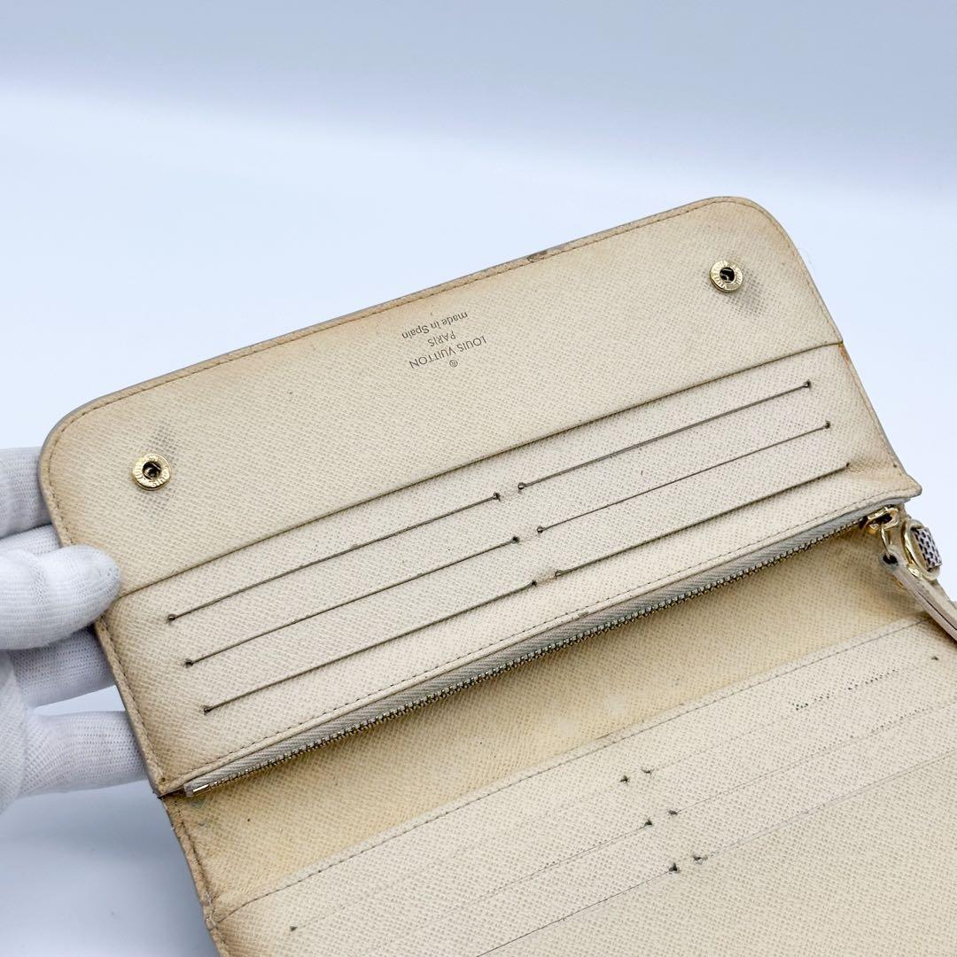 箱付き】ルイヴィトン ポルトフォイユ アンソリッド ダミエ アズール