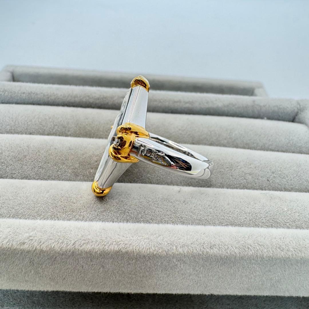 【ケース付き】Mucha ミュシャ カメオ　宝飾リングコレクション　13号　3点