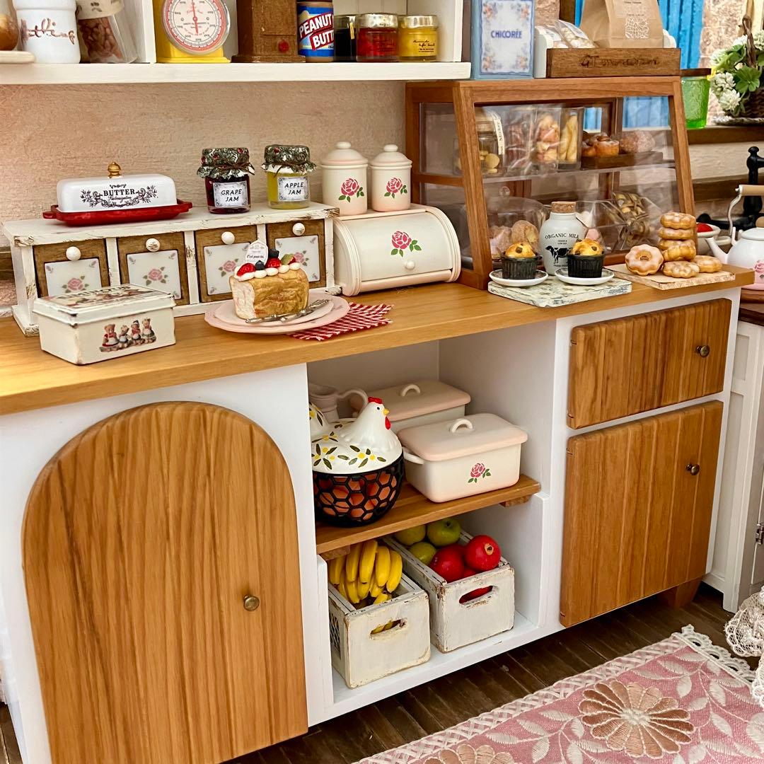 ミニチュア　ドール家具　キッチン台　ドールハウス