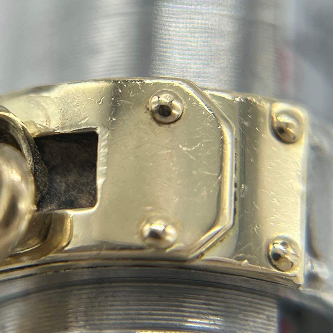 エルメス HERMES ケリー リング 表記サイズ51 SV YG コンビ