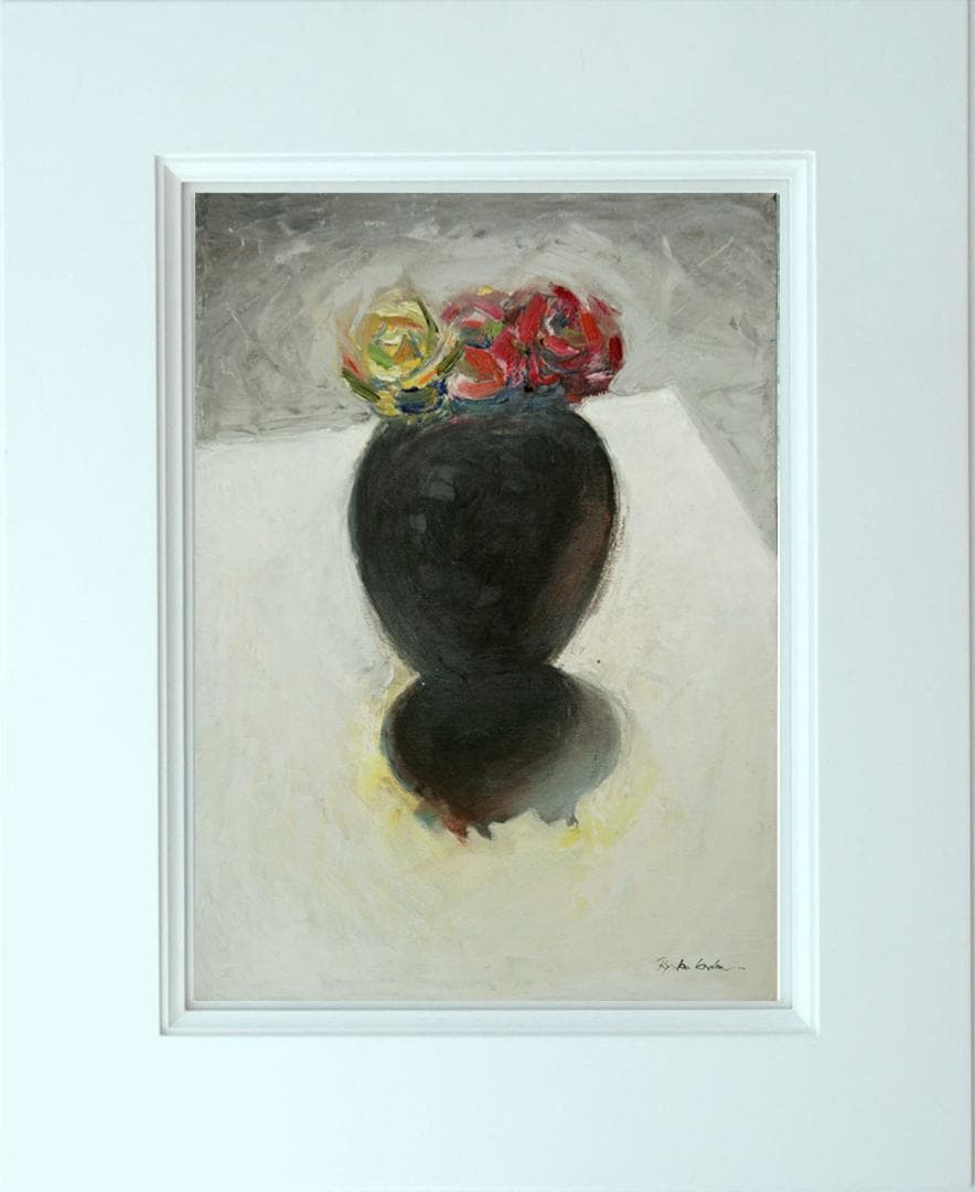 油絵 菅家令子 絵 絵画 インテリア 額付(白) uF6-071002 ばら 花 油絵 菅家令子 絵 絵画 インテリア 額付(白) uF6-071002 ばら 花 絵画